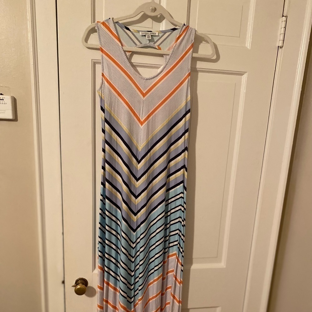 Tribal jeans maxi dress